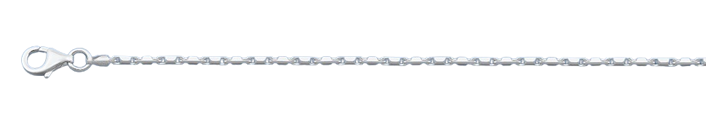 Sterling Silver Italian Heshe Chain-1.2mm