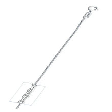 Load image into Gallery viewer, Italian Sterling Silver Cable 024-0.8MM Chain, Length 18"