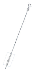 Italian Sterling Silver Cable 024-0.8MM Chain