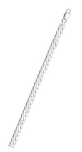 Load image into Gallery viewer, Italian Sterling Silver Flat Curb 100 Chain