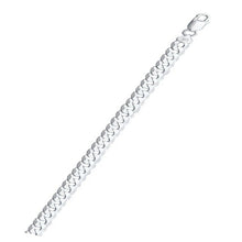 Load image into Gallery viewer, Italian Sterling Silver Flat Curb 100-4.7mm Chain