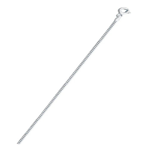Italian Sterling Silver Curb 050-1.7mm Chain