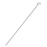 Italian Sterling Silver Curb 050-1.7mm Chain