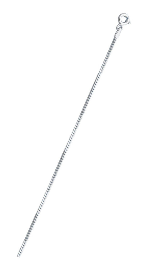 Italian Sterling Silver Curb 050 Chain