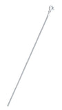 Italian Sterling Silver Curb 050 Chain