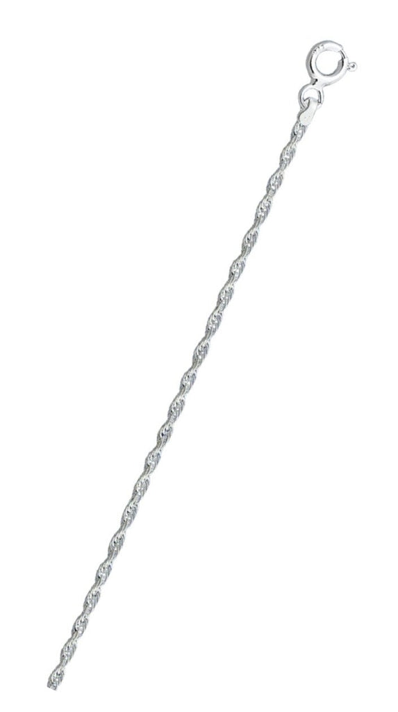 Italian Sterling Silver Loose Rope 040 Chain