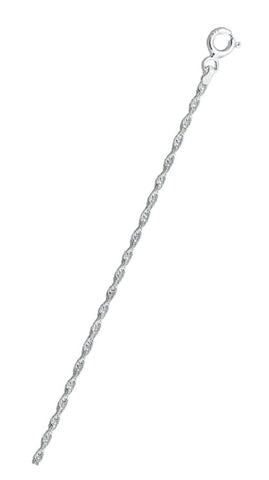 Italian Sterling Silver Loose Rope 040 Chain