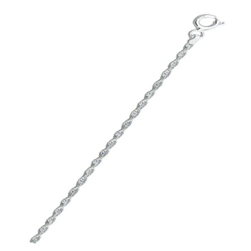 Italian Sterling Silver Loose Rope 040-2.2MM Chain