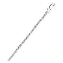 Load image into Gallery viewer, Italian Sterling Silver Wheat 060-2.5mm Chain