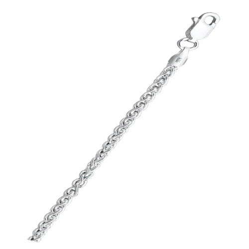 Italian Sterling Silver Wheat 080 Chain
