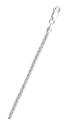 Italian Sterling Silver Wheat 080 Chain