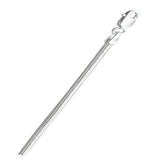 Italian Sterling Silver Snake 080 Chain