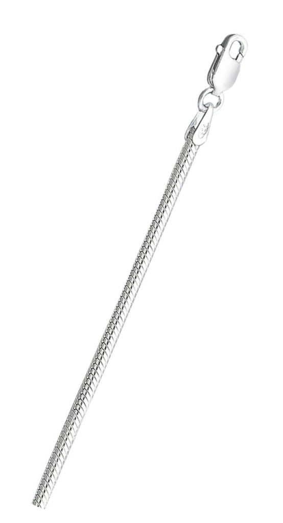 Italian Sterling Silver Snake 080 Chain
