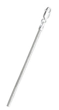 Load image into Gallery viewer, Italian Sterling Silver Snake 080 Chain