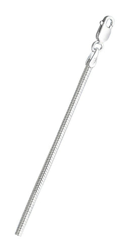 Italian Sterling Silver Snake 080 Chain