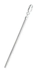 Italian Sterling Silver Snake 080 Chain