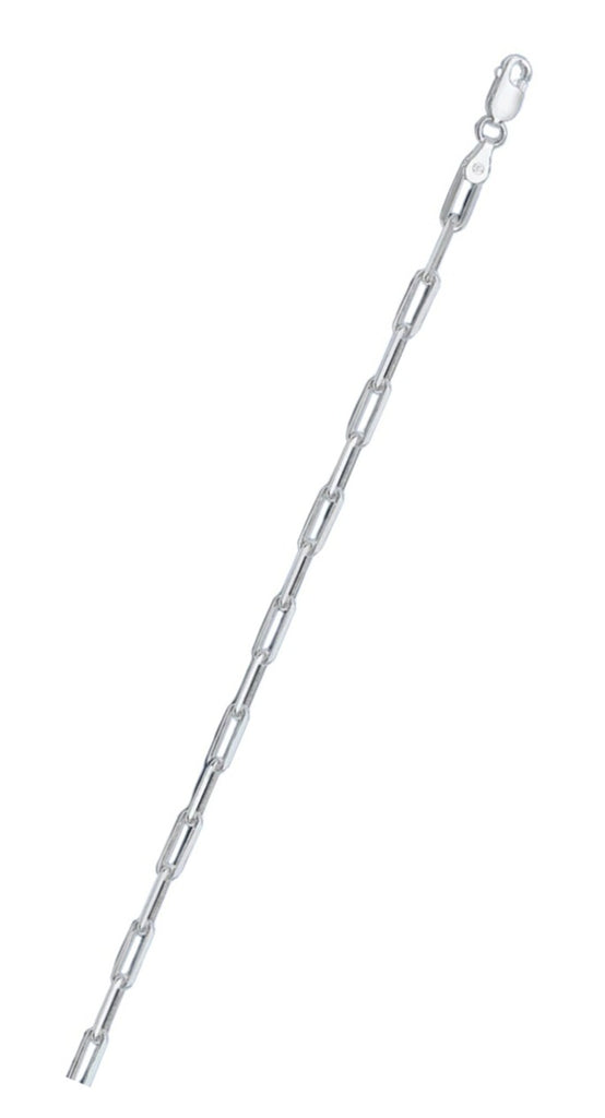 Sterling Silver Staple Italian Chain-3mm