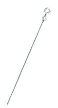 Load image into Gallery viewer, Sterling Silver Rhodium Plated Box Chain