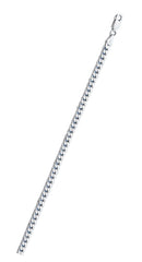 Italian Sterling Silver Round Curb 120 Chain