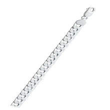 Load image into Gallery viewer, Italian Sterling Silver Square Link 180 Chain