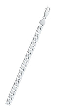 Load image into Gallery viewer, Italian Sterling Silver Square Link 180 Chain