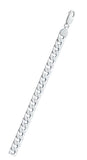 Italian Sterling Silver Square Link 180 Chain
