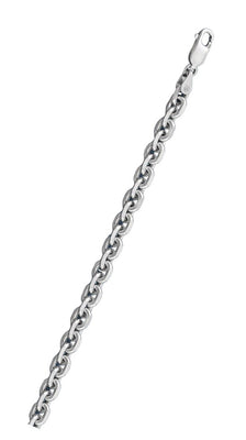 Italian Sterling Silver Rhodium Plated Anchor 180 Chain