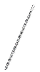 Italian Sterling Silver Rhodium Plated Anchor 180 Chain