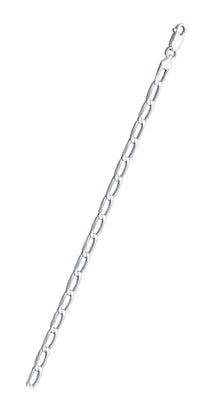 Sterling Silver Polished Long Curb 100 Chain