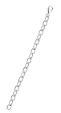 Load image into Gallery viewer, Sterling Silver Rhodium Plated 5mm Cable Chain
