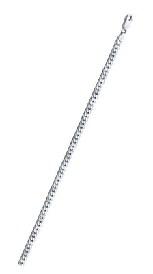 Italian Sterling Silver Round Curb 100 Chain