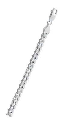 Italian Sterling Silver Round Curb 180 Chain