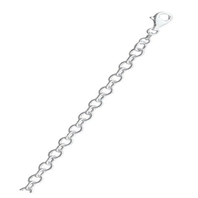 Sterling Silver Oval Rolo 120 Chain