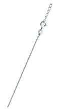 Load image into Gallery viewer, Sterling Silver Rhodium Plated 0.8mm Box Chain