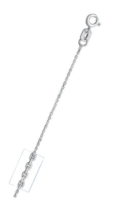 Sterling Silver Diamond Cut Cable 030 Chain