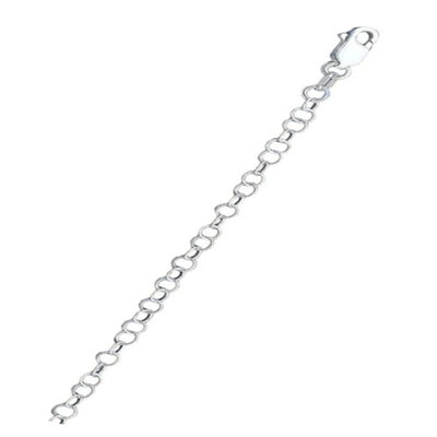 Sterling Silver Round Rolo 4mm Chain