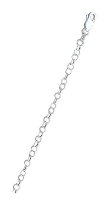 Sterling Silver Round Rolo 4mm Chain
