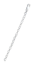 Sterling Silver Round Rolo 4mm Chain