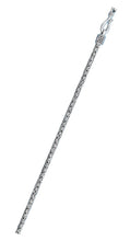 Load image into Gallery viewer, Sterling Silver Oxidized Foxtail Bali Chain