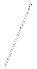 Load image into Gallery viewer, Italian Sterling Silver Figaro 1+1 100 Chain
