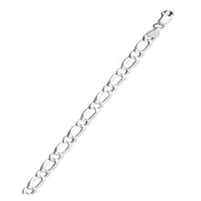 Load image into Gallery viewer, Italian Sterling Silver Figaro 1+1 150 Chain