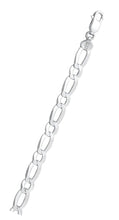 Load image into Gallery viewer, Italian Sterling Silver Figaro 1+1 200 Chain