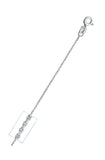 Sterling Silver Diamond Cut 020-0.9MM Cable Chain