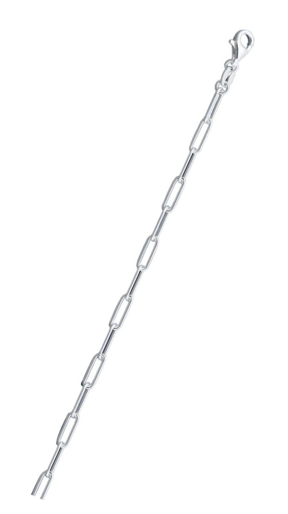 Sterling Silver Round Wire Staple 080 Chain