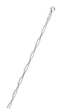 Sterling Silver Round Wire Staple 080 Chain