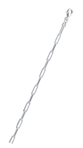 Sterling Silver Round Wire Staple 080 Chain