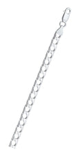 Load image into Gallery viewer, Italian Sterling Silver Square Curb 220 Chain