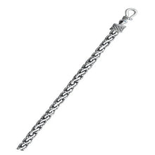 Load image into Gallery viewer, Sterling Silver Oxidized 4.4mm Rope Bali Chain