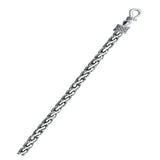 Sterling Silver Oxidized 4.4mm Rope Bali Chain