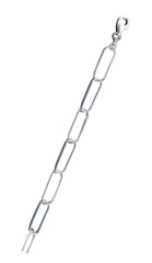 Sterling Silver Anti-Tarnish Wired Staple 080 Chain